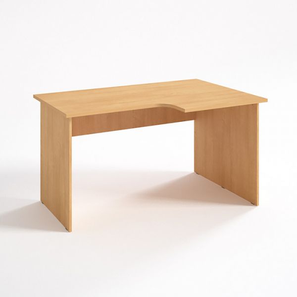 Стол угловой правый СП14.9.7(16), 1400х900/680х750 мм, белый шагр