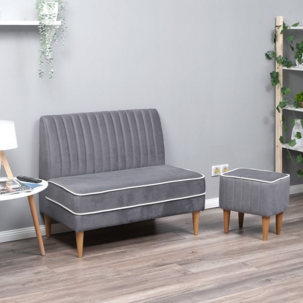 Диван "Амма" велюр Velutto бежевый