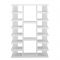 Стеллаж  Бриз, 625x216x1000, Белый