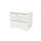Тумба прикроватная АДЕЛИНА 500х340х440 Рамух белый