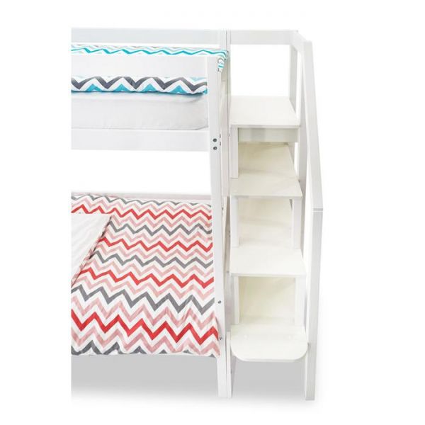 Детская двухъярусная кровать Бельмарко Svogen белый