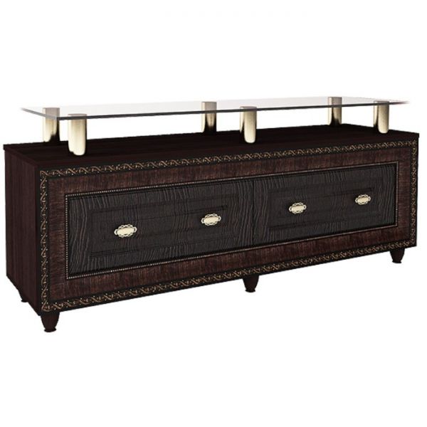 Столешница под ТВ «Калипсо 1.1», 1200 ? 350 ? 90 мм, цвет бронза