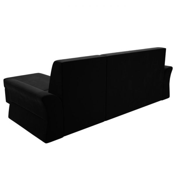 Угловой диван «Клайд», механизм дельфин, микровельвет, цвет бежевый