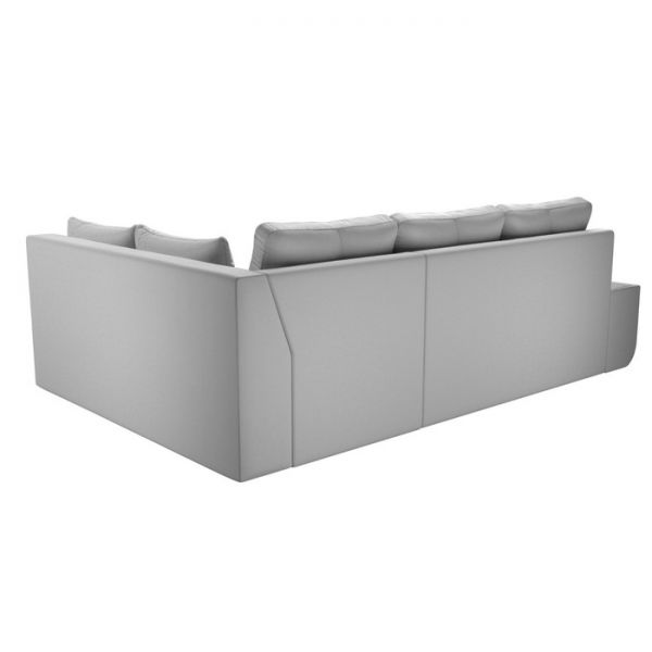 Угловой диван «Амадэус», правый угол, экокожа, цвет бежевый