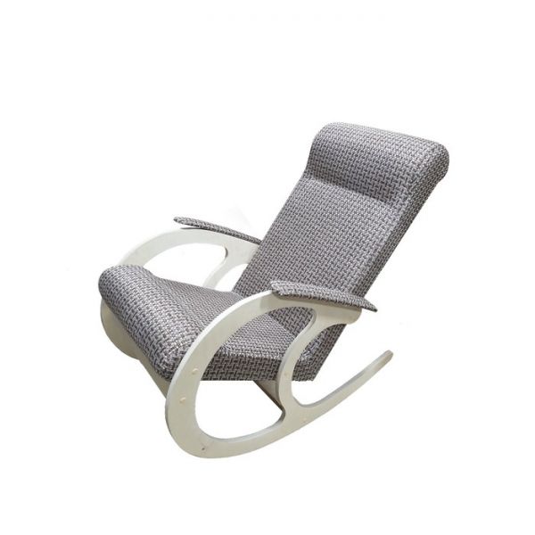 Кресло-качалка София 530х1000х850 рогожка/дуб млечный
