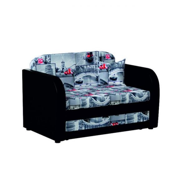 Диван "Крош" детский №6 коллизео / люкса блэк