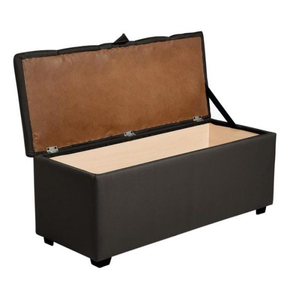 Пуф Осло 1000х400х410 Рогожка GRAFIT