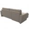Угловой диван «Амстердам лайт», еврокнижка, правый угол, рогожка, цвет бежевый