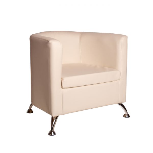 Кресло Марс 660х710х650 Белый глянец