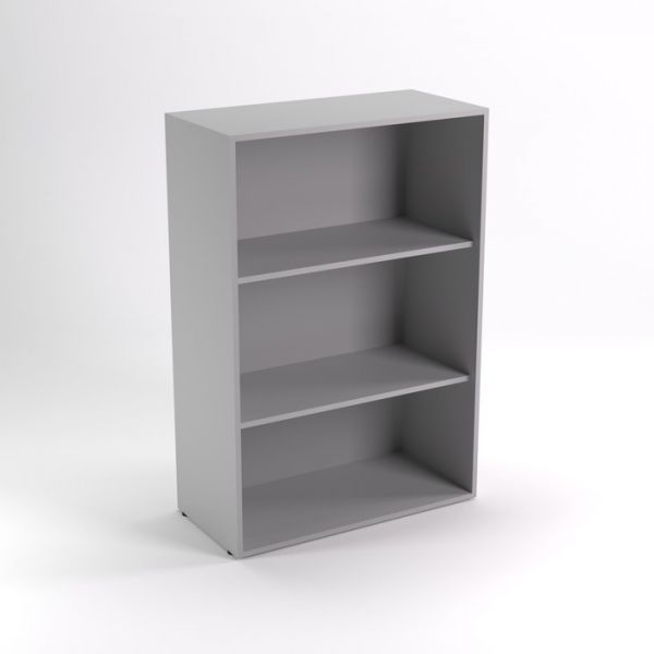 Шкаф стеллаж низкий НШт-5, 760 ? 380 ? 1153 мм, белый шагр