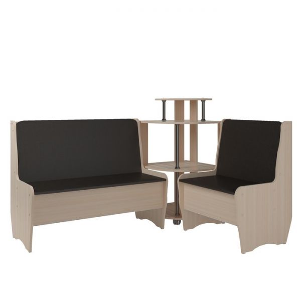 Кухонный уголок Трапэзи ТЕССЕРА 1582х1182х990 PUNTO-коричневый /Дуб Девонширский