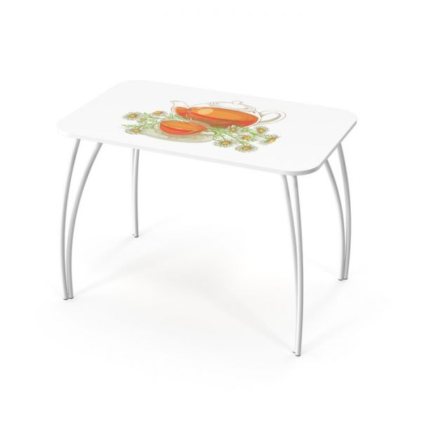 Обеденный стол Stalker, 1030 ? 640 ? 720 мм, ножки серые F1, цвет ромашковый чай