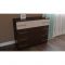 Комод «Аврора», 4 ящика, 1028 ? 400 ? 876 мм, цвет венге / дуб молочный