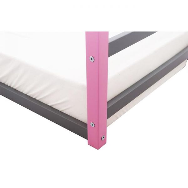 Детская кровать-домик Монтессори Бельмарко Svogen лаванда-графит