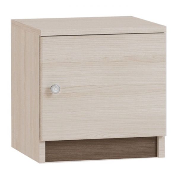 Тумба прикроватная «Ванесса», 402 ? 360 ? 408 мм, цвет ясень шимо светлый / шимо тёмный