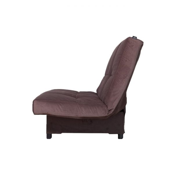 Прямой диван «Джакарта», механизм клик-кляк, велюр, цвет серый