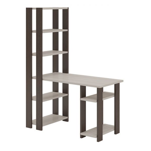 Компьютерный стол, 1200 ? 650 ? 1800 мм, цвет белый