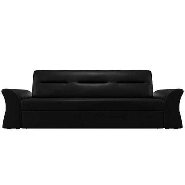 Прямой диван «Клайд», механизм дельфин, экокожа, цвет бежевый