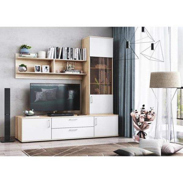 Полка навесная  ЛАЙТ, 500х1300х250 Дуб Сонома