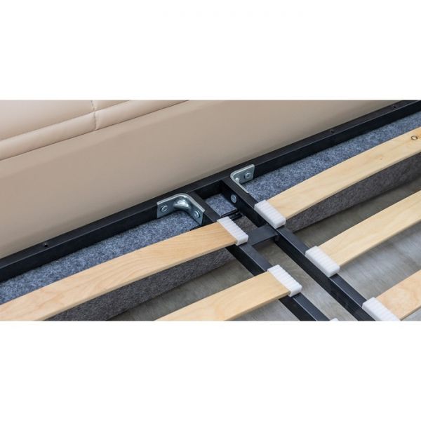 Кровать Оливия, 1600х2000, ортопедическое основание, Марика/Бежевый