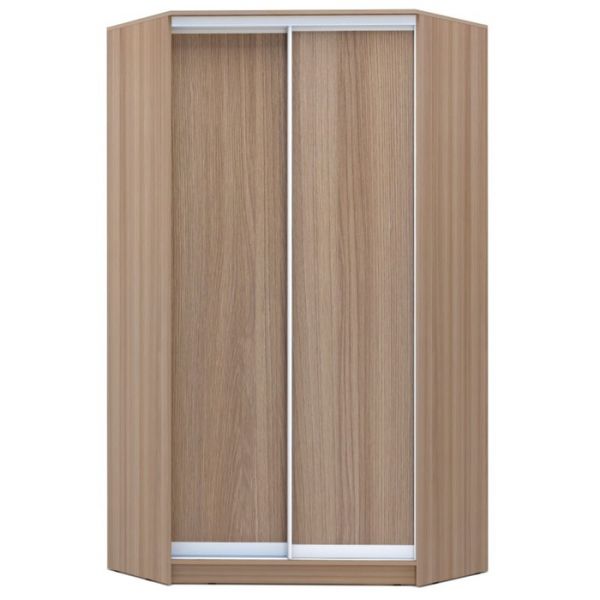 Угловой шкаф-купе Хит-У-23-4-11, 2300х1103х1103 ЛДСП Белый