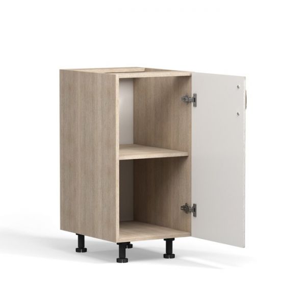 Шкаф напольный Анжелика 400х510х820 Дуб молочный/Ясень