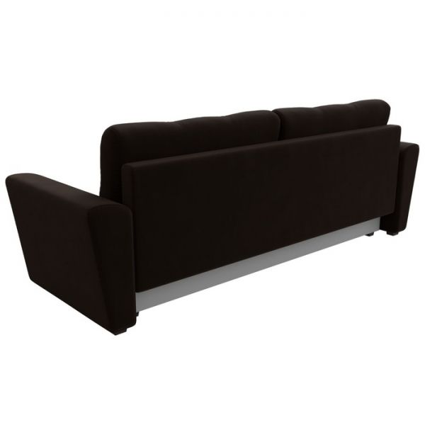 Диван прямой «Амстердам лайт», еврокнижка, микровельвет, цвет бежевый