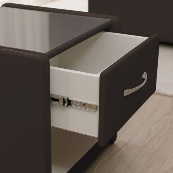 Тумба «Алеро», широкая, 1 ящик, 500 ? 470 ? 480 мм, цвет взбитые сливки