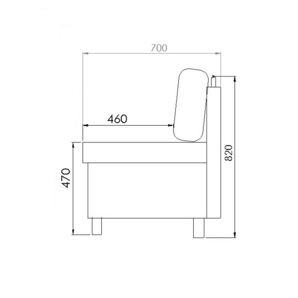 Кухонный уголок  Модерн  левый
