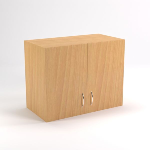 Антресоль двухдверная НАШ-5, 760 ? 600 ? 600 мм, белый шагр