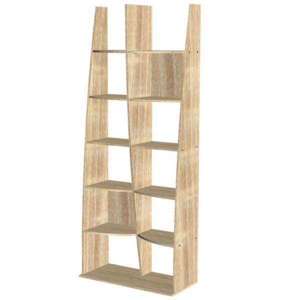 Стеллаж №5, 902 ? 410 ? 2232 мм, цвет белый