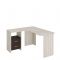 Угловой стол, 1200 ? 1300 ? 770 мм, левый угол, цвет белый жемчуг
