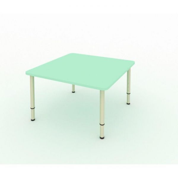 Стол детский регулируемый, 4-х местный, 700 ? 700 ? 400 мм, группа 0-3, цвет синий