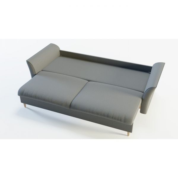 Диван прямой «Барселона», механизм пантограф, велюр, цвет альба 044 / альба 071