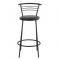 Стул барный "Мах" черный/черный