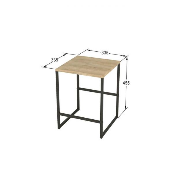 Табурет «Рокс», 335 ? 335 ? 455 мм, цвет дуб американский