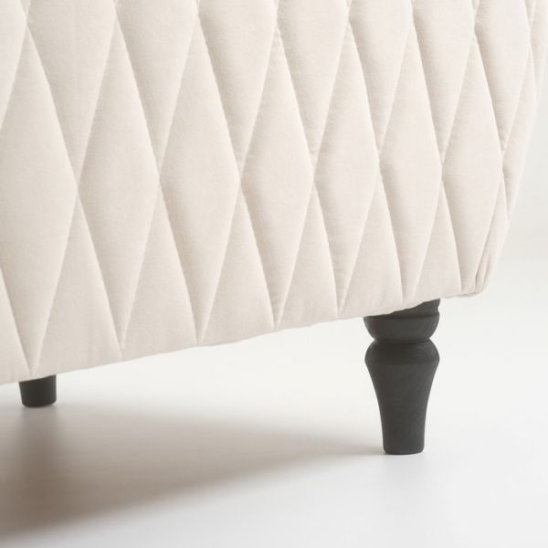 Диван "Буно" велюр Vivaldi светло-серый