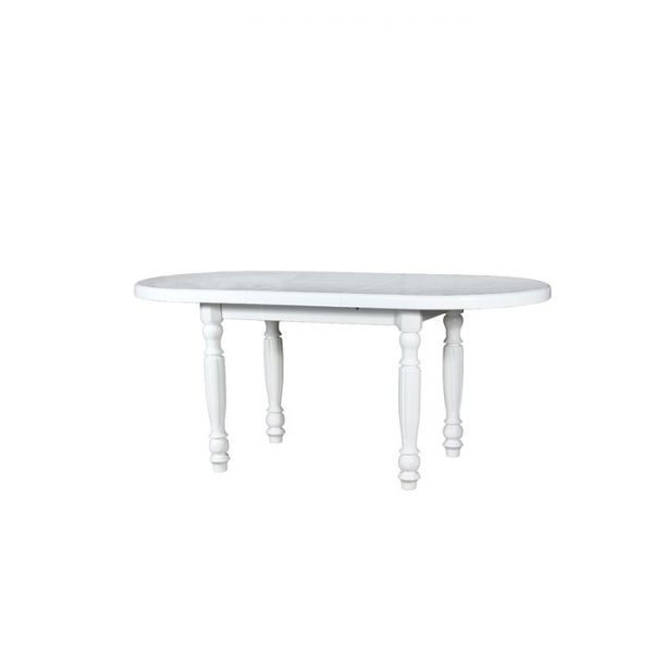 Стол кухонный раздвижной Соло 1400х1900х850х750 бук/цвет покраски белый