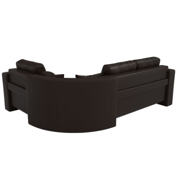 Угловой диван «Кембридж», механизм еврокнижка, экокожа, цвет бежевый