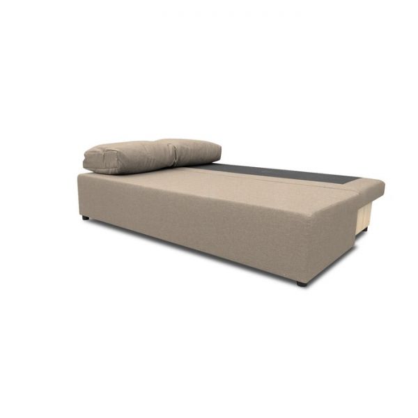 Диван «Алиса 2», бельевой ящик, механизм еврокнижка, рогожка, цвет savana grey