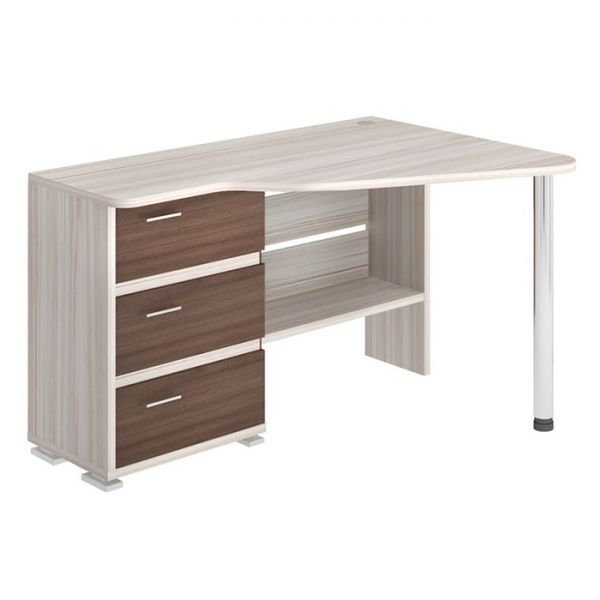 Стол СР-322С, угол правый, 1340 ? 900 ? 740 мм, цвет белый жемчуг