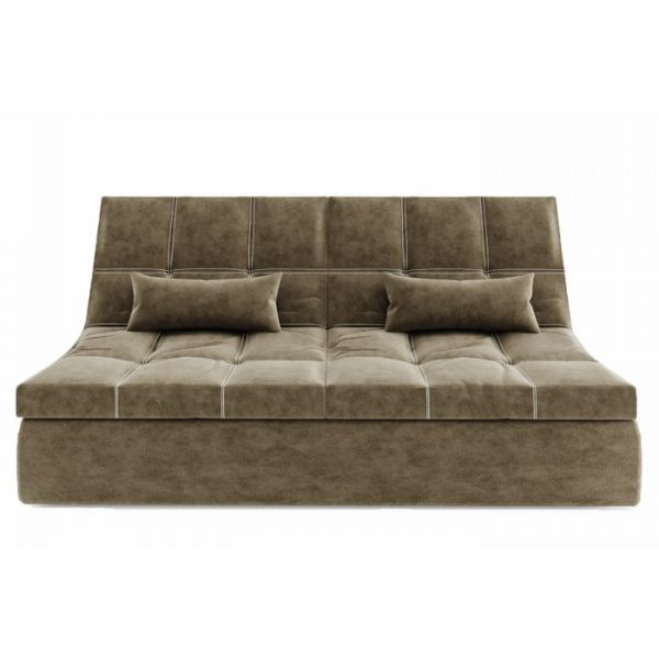 Прямой диван «Калифорния 3», велюр, цвет селфи 01