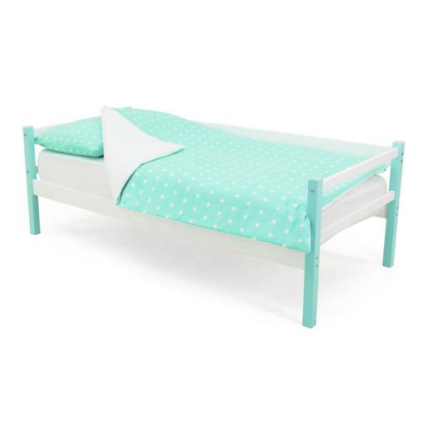 Детская кровать-тахта Svogen мятно-белый