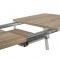 Стол АТЛАНТ-09 1620/2220*950х750 Дуб Бардалино серый/Опора АТЛАНТ-Белый глянец
