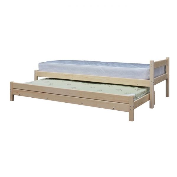 Кровать с выдвижным спальным местом 2 в 1, 800 ? 2000, цвет сосна