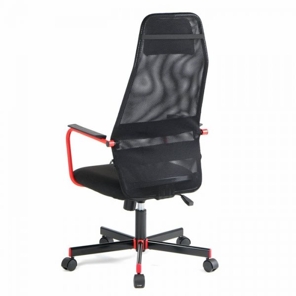 Кресло игровое Zombie ONE черный, TW-01 3C11 сетка/ткань, с подголовником, крестовина металл