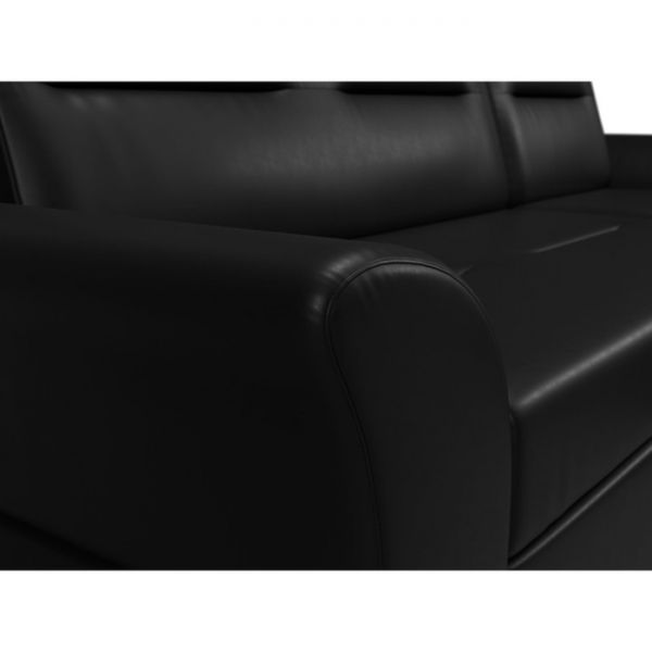 Угловой диван «Клайд», механизм дельфин, экокожа, цвет бежевый