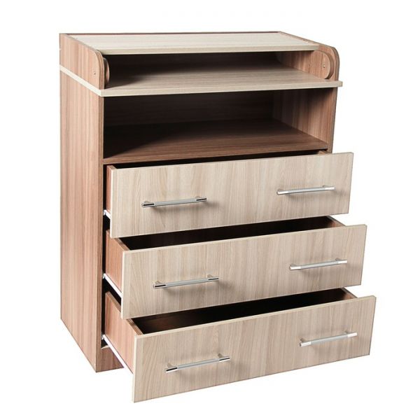 Комод «Гермес», 1 000 ? 800 ? 440 (730) мм, ясень шимо тёмный/светлый