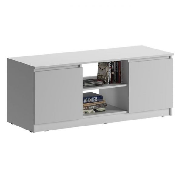 Тумба под ТВ Челси, 1352х514х540, Белый глянец/Белый