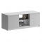 Тумба под ТВ Челси, 1352х514х540, Белый глянец/Белый